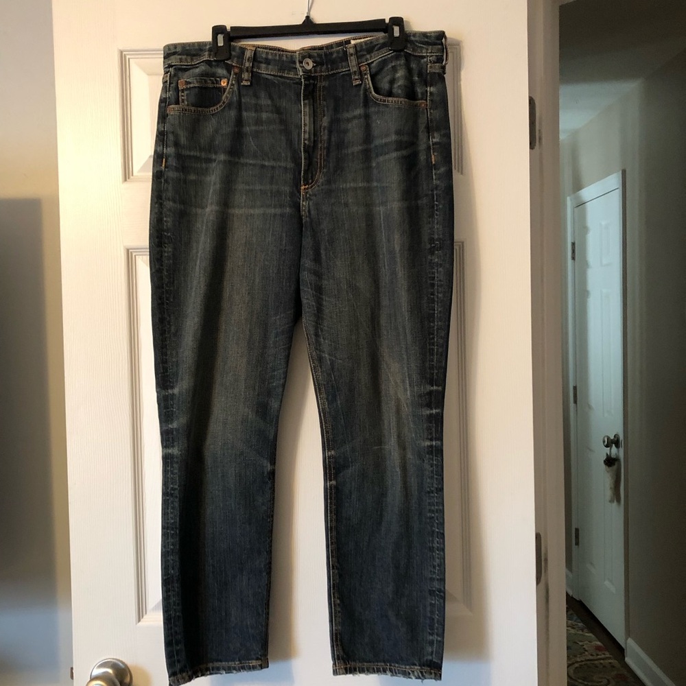 Rag & Bone Nina High-Rise Ankle Cigarette Jeans Size 32